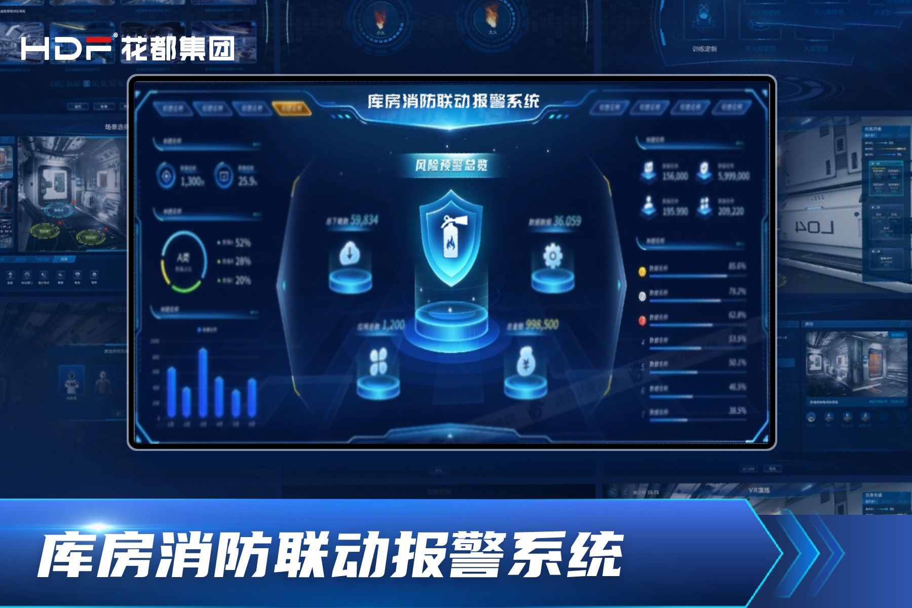 库房消防联动报警系统