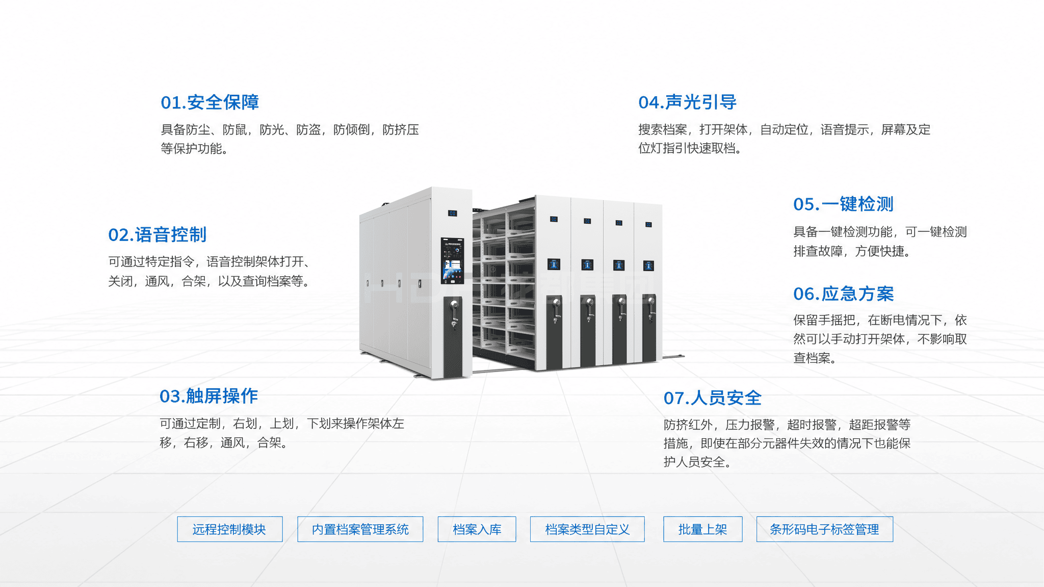 HDDA-D4档案密集柜